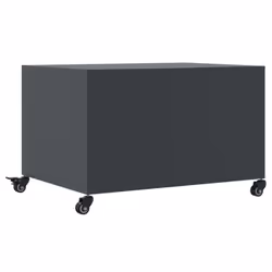 vidaXL Coffee Table Hallway Tea End Table Accent Side Table Anthracite Steel - Additional view 7