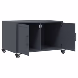 vidaXL Coffee Table Hallway Tea End Table Accent Side Table Anthracite Steel - Additional view 8