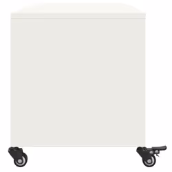 vidaXL TV Cabinet TV Stand Entertainment Centre Media TV Unit White Steel - Additional view 6