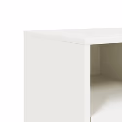 vidaXL TV Cabinet TV Stand Entertainment Centre Media TV Unit White Steel - Additional view 9