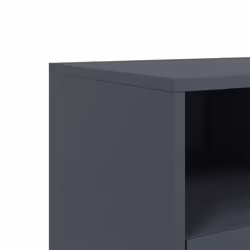 vidaXL TV Cabinet TV Stand Entertainment Centre Media TV Unit Anthracite Steel - Additional view 9