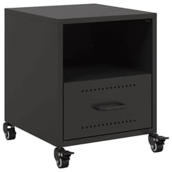 VidaXL 846704 nightstand/bedside table Black
