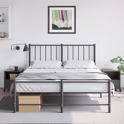 VidaXL 846705 nightstand/bedside table Black