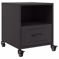 VidaXL 846705 nightstand/bedside table Black - Additional view 6