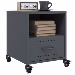 VidaXL 846708 nightstand/bedside table Anthracite - Additional view 5