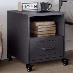 VidaXL 846709 nightstand/bedside table Anthracite