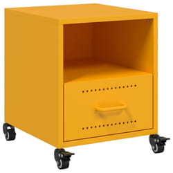 VidaXL 846710 nightstand/bedside table Yellow