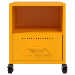 VidaXL 846710 nightstand/bedside table Yellow - Additional view 6