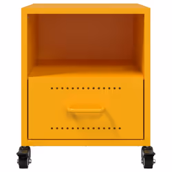 VidaXL 846711 nightstand/bedside table Yellow - Additional view 6