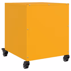 VidaXL 846711 nightstand/bedside table Yellow - Additional view 8
