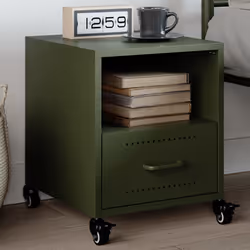 VidaXL 846712 nightstand/bedside table Olive