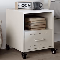 VidaXL 846714 nightstand/bedside table White