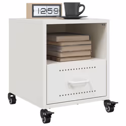 VidaXL 846714 nightstand/bedside table White - Additional view 5