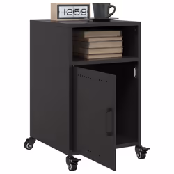 VidaXL 846716 nightstand/bedside table Black - Additional view 4