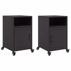 VidaXL 846717, Black, Steel, 360 mm, 390 mm, 590 mm, 2 pc(s)
