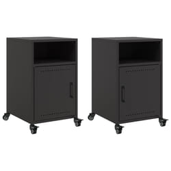 VidaXL 846717 nightstand/bedside table Black
