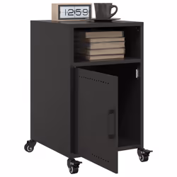 VidaXL 846717 nightstand/bedside table Black - Additional view 4