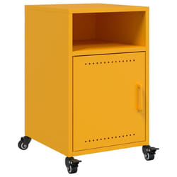 VidaXL 846722 nightstand/bedside table Yellow