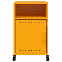VidaXL 846722 nightstand/bedside table Yellow - Additional view 6