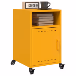 VidaXL 846723 nightstand/bedside table Yellow - Additional view 5