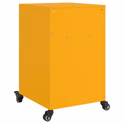 VidaXL 846723 nightstand/bedside table Yellow - Additional view 8