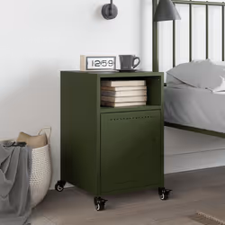 VidaXL 846724 nightstand/bedside table Olive