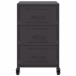 VidaXL 846728 nightstand/bedside table Black - Additional view 6