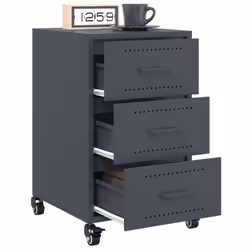 VidaXL 846730 nightstand/bedside table Anthracite - Additional view 5