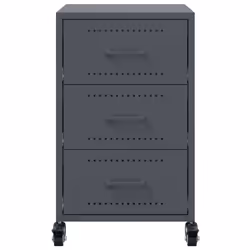 VidaXL 846730 nightstand/bedside table Anthracite - Additional view 6
