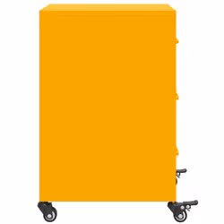 VidaXL 846731 nightstand/bedside table Yellow - Additional view 7