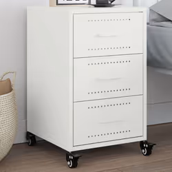 VidaXL 846733 nightstand/bedside table White