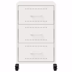 VidaXL 846733 nightstand/bedside table White - Additional view 6