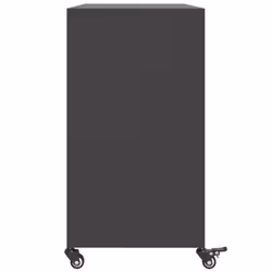vidaXL Sideboard Storage Cupboard Side Cabinet Highboard Olive Green Steel - black - Additional view 6