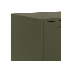 vidaXL Sideboard Storage Cupboard Side Cabinet Highboard Olive Green Steel - green - Additional view 10