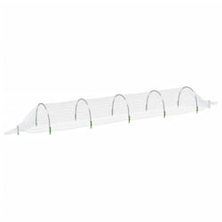 vidaXL Netting Tunnels Insect Protection Net Grow Tunnel Fibreglass and PP - 1 pcs