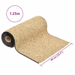 vidaXL Stone Liner Pond Liner Garden Pool Fish Membrane Waterproof Pond Film - natural sand, 1250 x 40 cm