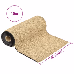 vidaXL Stone Liner Pond Liner Garden Pool Fish Membrane Waterproof Pond Film - natural sand, 1500 x 40 cm