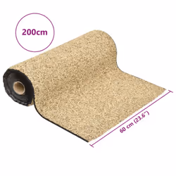 vidaXL Stone Liner Pond Liner Garden Pool Fish Membrane Waterproof Pond Film - natural sand, 200 x 60 cm - Additional view 5