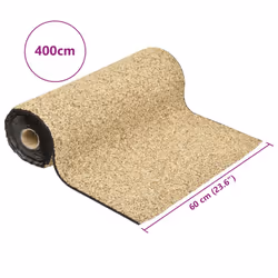 vidaXL Stone Liner Pond Liner Garden Pool Fish Membrane Waterproof Pond Film - natural sand, 400 x 60 cm