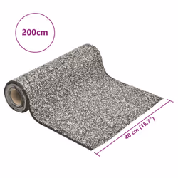 vidaXL Stone Liner Pond Liner Garden Pool Fish Membrane Waterproof Pond Film - grey, 200 x 40 cm