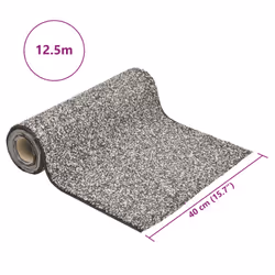 vidaXL Stone Liner Pond Liner Garden Pool Fish Membrane Waterproof Pond Film - grey, 1250 x 40 cm