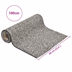 vidaXL Stone Liner Pond Liner Garden Pool Fish Membrane Waterproof Pond Film - grey, 100 x 60 cm