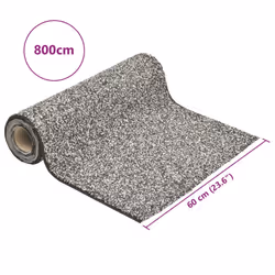 vidaXL Stone Liner Pond Liner Garden Pool Fish Membrane Waterproof Pond Film - grey, 800 x 60 cm