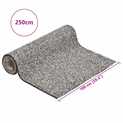 vidaXL Stone Liner Pond Liner Garden Pool Fish Membrane Waterproof Pond Film - grey, 250 x 100 cm