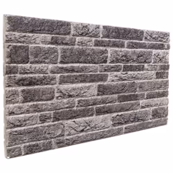 vidaXL 3D Wall Panels Wall Cover Wallpaper Wall Tile 10 pcs Anthracite EPS