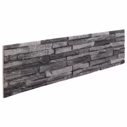 vidaXL 3D Wall Panels Wall Covering Decorative Wallpaper Wall Tile 14 pcs EPS - anthracite