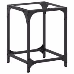 vidaXL Coffee Table with Transparent Glass Top Accent Table Side Table Steel - transparent, 30 x 30 x 40 cm/ 1 pcs