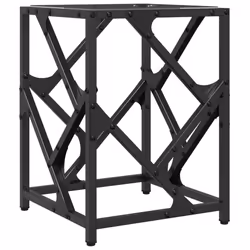 vidaXL Coffee Table with Transparent Glass Top End Table Side Table Steel - transparent, 30 x 30 x 41 cm - Additional view 5