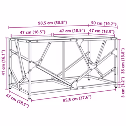 VidaXL 845997 coffee/side/end table - Additional view 8
