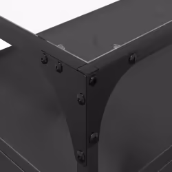 vidaXL TV Cabinet with Glass Top TV Unit TV Stand Media Unit Engineered Wood - black, 60 x 35 x 51 cm - Additional view 7